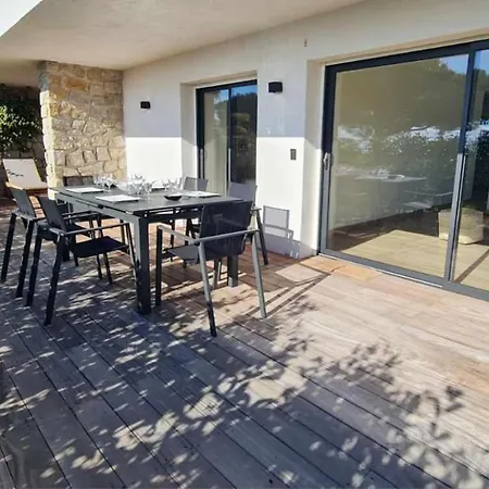Proche Porticcio, Coup De Coeur Asure,appartement De Standing, Rez De 6 Couchages, Climatise A 150m De La Plage, Terrains De Tennis アパート Grosseto-Prugna
