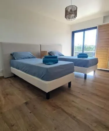 Proche Porticcio, Coup De Coeur Asure,appartement De Standing, Rez De 6 Couchages, Climatise A 150m De La Plage, Terrains De Tennis アパート Grosseto-Prugna