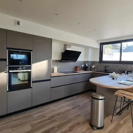 Proche Porticcio, Coup De Coeur Asure,appartement De Standing, Rez De 6 Couchages, Climatise A 150m De La Plage, Terrains De Tennis アパート Grosseto-Prugna