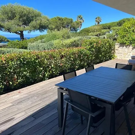 Proche Porticcio, Coup De Coeur Asure,appartement De Standing, Rez De 6 Couchages, Climatise A 150m De La Plage, Terrains De Tennis *