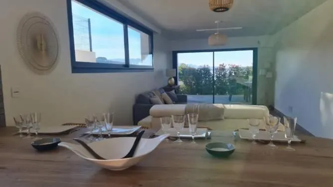Proche Porticcio, Coup De Coeur Asure,appartement De Standing, Rez De 6 Couchages, Climatise A 150m De La Plage, Terrains De Tennis شقة Grosseto-Prugna