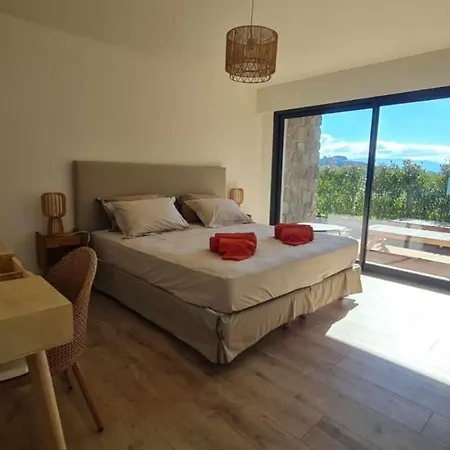 Proche Porticcio, Coup De Coeur Asure,appartement De Standing, Rez De 6 Couchages, Climatise A 150m De La Plage, Terrains De Tennis Apartament Grosseto-Prugna