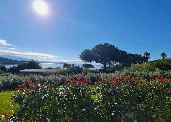 Proche Porticcio, Coup De Coeur Asure,appartement De Standing, Rez De 6 Couchages, Climatise A 150m De La Plage, Terrains De Tennis Grosseto-Prugna