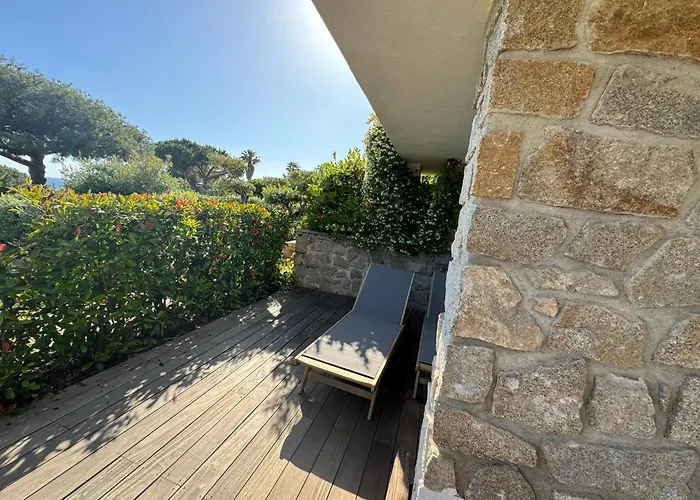 Proche Porticcio, Coup De Coeur Asure,appartement De Standing, Rez De 6 Couchages, Climatise A 150m De La Plage, Terrains De Tennis Grosseto-Prugna